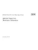 Preview for 1 page of IBM V03 Maintenance Information