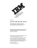 IBM ValuePoint 6472 Hardware Maintenance Manual Supplement preview