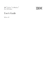 Preview for 1 page of IBM VIAVOICE 10-PRO USB EDITION User Manual