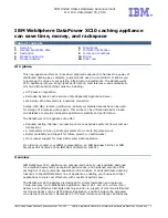 IBM WebSphere DataPower XC10 Manual предпросмотр