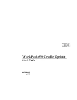 IBM WordPad z50 User Manual preview