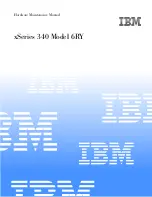 Preview for 1 page of IBM x 340 Series Hardware Maintenance Manual