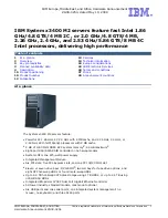 Предварительный просмотр 1 страницы IBM x3400 M2 7836 Manual