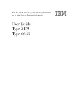 Предварительный просмотр 1 страницы IBM X40i - NetVista - 2179 User Manual