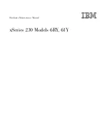 Preview for 1 page of IBM xSeries 230 61Y Hardware Maintenance Manual