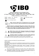 Предварительный просмотр 1 страницы IBO 3SDm Instruction Manual