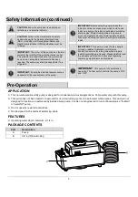 Предварительный просмотр 3 страницы IBO CONIBO1 Use And Care Manual