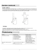 Preview for 5 page of IBO CONIBO1 Use And Care Manual