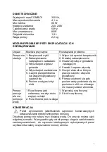 Предварительный просмотр 10 страницы IBO CONIBO1 Use And Care Manual