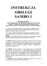 Предварительный просмотр 1 страницы IBO SANIBO 1 Instruction Manual