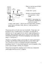 Preview for 9 page of IBO SANIBO 1 Instruction Manual