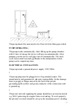 Предварительный просмотр 12 страницы IBO SANIBO 1 Instruction Manual