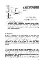 Preview for 11 page of IBO SANIBO 4 Instructions Manual