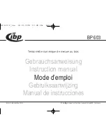 Предварительный просмотр 57 страницы IBP BP 603 Instruction Manual