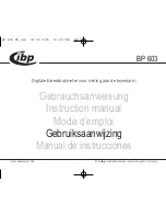 Предварительный просмотр 85 страницы IBP BP 603 Instruction Manual