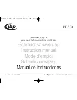 Предварительный просмотр 113 страницы IBP BP 603 Instruction Manual