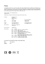 Preview for 2 page of IBP HDM97 Pocket Series User Manual