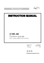 Предварительный просмотр 1 страницы IBR C100-AE Instruction Manual