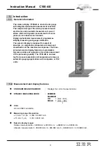 Предварительный просмотр 3 страницы IBR C100-AE Instruction Manual