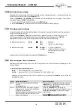 Preview for 20 page of IBR C100-AE Instruction Manual