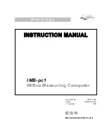 Preview for 1 page of IBR IMB-pc1 Instruction Manual