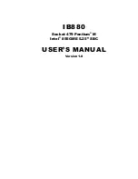 Предварительный просмотр 1 страницы IBT Technologies IB880 User Manual