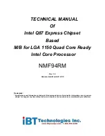 IBT Technologies NMF94RM Technical Manual preview