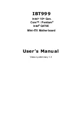 IBT IBT999 User Manual preview