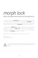 Preview for 3 page of IBT morph lock Installation And Setup Manual