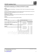 Preview for 7 page of IBT SDI-DZK Installation Manual