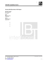 Preview for 14 page of IBT SDI-DZK Installation Manual