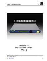 IBT SWITCH..IT Installation Manual предпросмотр