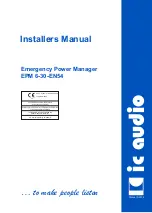 IC Audio EPM 6-30-EN54 Installer Manual предпросмотр