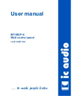 IC Audio MT-WCP-6 User Manual preview