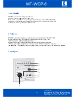 Preview for 4 page of IC Audio MT-WCP-6 User Manual