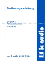 Preview for 9 page of IC Audio MT-WCP-6 User Manual