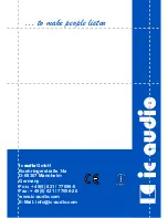 Preview for 16 page of IC Audio MT-WCP-6 User Manual