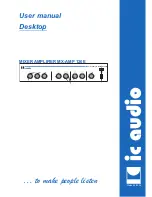 Preview for 1 page of IC Audio MX-AMP 120E User Manual