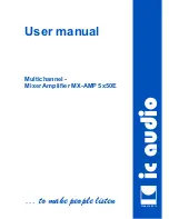 Предварительный просмотр 11 страницы IC Audio MX-AMP 5x50E User Manual