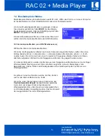 Preview for 19 page of IC Audio RAC 02 + Media Player User Manual