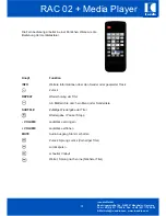 Preview for 31 page of IC Audio RAC 02 + Media Player User Manual