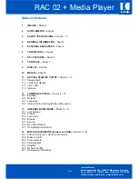 Preview for 38 page of IC Audio RAC 02 + Media Player User Manual