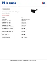 IC Audio TH-100-EN54 Mounting Instruction preview