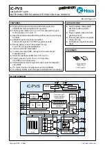 Preview for 1 page of iC-Haus iC-PVS Manual