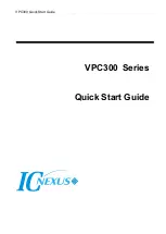 IC nexus VPC300 Series Quick Start Manual preview