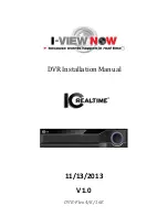 IC Realtime DVR-Flex16E Installation Manual предпросмотр