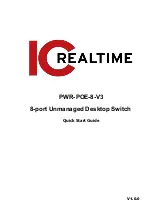 Предварительный просмотр 1 страницы IC Realtime PWR-POE-8-V3 Quick Start Manual