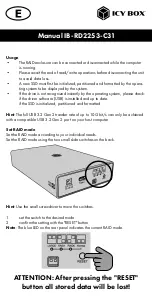 Preview for 11 page of IC IB-RD2253-C31 Manual