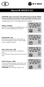 Preview for 12 page of IC IB-RD2253-C31 Manual