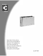 IC IC-SP-TM1 Installation Instructions Manual preview